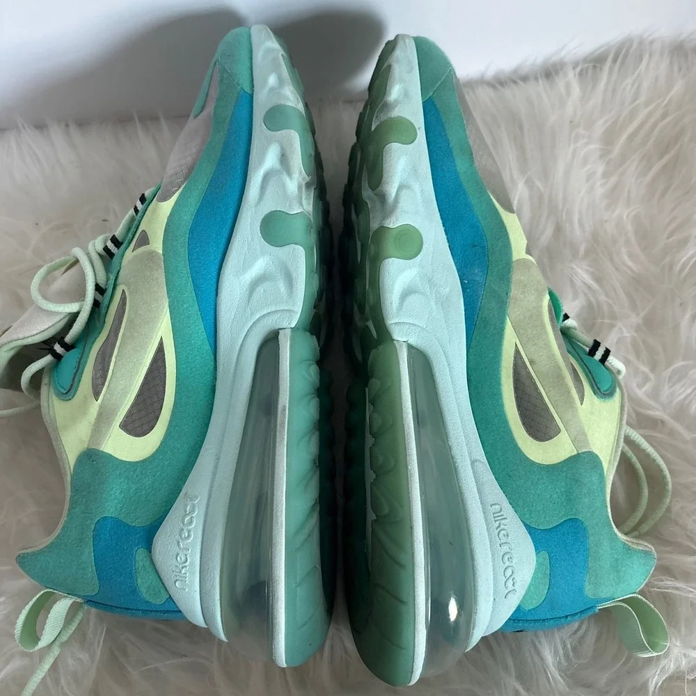 Nike Air Max‎ 270 React Hyper Jade Frosted Spruce AO4971-301 Mens Size 7.5